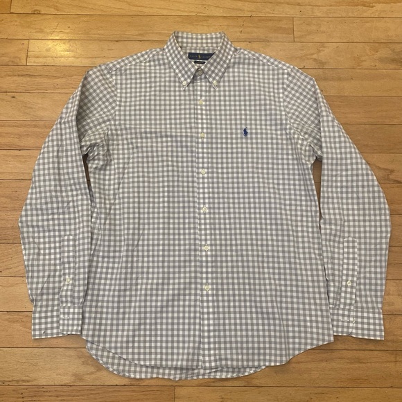 RALPH LAUREN Dress Shirt (Grey, 16.5, Cotton) - Picture 2 of 4